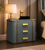 Set Of 2 Triple Drawer Nightstand / Lixra