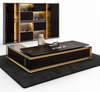 Luxurious LED Wooden Executive Computer Desk / Lixra