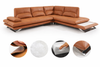 Luxurious Contemporary Style Cozy Leather Sectional Sofa Set / Lixra