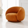 Modern Curved Fabric Sofa with Single Seater / Lixra