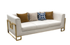 Leather Upholstered Sofa Set for Living Room