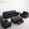 3-Piece Modern Leather Sofa Set