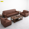 3-Piece Modern Leather Sofa Set