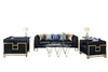 Leather Upholstered Sofa Set for Living Room