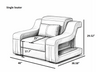 LED-Leather Sofa Set for Living Room / Lixra