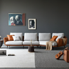 Luxurious Fabric Sectional Sofa for Living Room / Lixra
