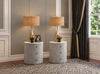 Waves Luxurious Velvet Round Bed / Lixra