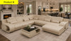 Luxurious U-Shaped Leather Sectional sofa / Lixra