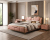 Charming Heart Shaped Leather Bed