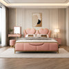 Charming Heart Shaped Leather Bed
