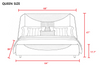 Modern Luxurious Leather Bed With Headboard