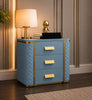Modern Luxurious Leather Bed With Headboard / Lixra