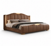 Modern Luxury Bed With Leather Upholstery / Lixra