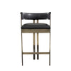 Modern leather Upholstered Bar-Stool Set of 3 / Lixra