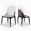 Leather Upholstered Modern Dining Chair for 4 / Lixra