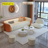 Urban Elegance Sleek Leather Sofa Design / Lixra