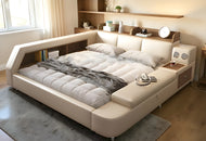 Contemporary Design Multipurpose Leather Bed / Lixra