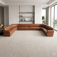 Contemporary Sectional U-Shaped Luxury Living Room Couches / Lixra