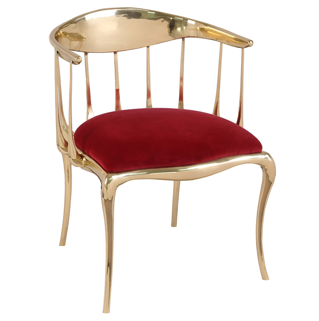 Set Of 4 Velvet Upholstery Dining Chairs / Lixra