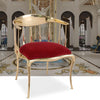 Set Of 4 Velvet Upholstery Dining Chairs / Lixra