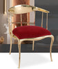 Set Of 4 Velvet Upholstery Dining Chairs / Lixra