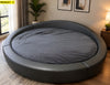 Cozy Comfort Leather Round Bed / Lixra
