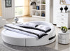 Cozy Comfort Leather Round Bed / Lixra