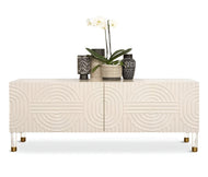 Italian Carved Wooden Modern Buffet Table / Lixra