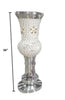 Glossy Finish Antique Style Mosaic Mirror Flower Vase - Lixra