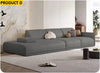 Modern Leather Upholstered Unique Sectional Sofa Set / Lixra