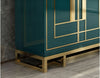 Glossy Wooden-Top Modern Buffet Table / Lixra