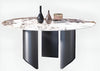 Excellent Finish Marble-Top Dining Table Set / Lixra
