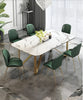 Desire Marble-Top Dining Table Set / Lixra