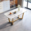 Marble Extendable Dining Table Set / Lixra