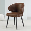 Set Of 4 Leather Appealing Dining Chair / Lixra