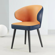 Set Of 4 Leather Appealing Dining Chair / Lixra