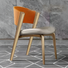 Set Of 4 Comfy Leather Dining Chair / Lixra