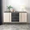 Contemporary Marble Top Wooden Buffet Table / Lixra