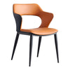 4 Pieces Minimalist Leather Dining Chair / Lixra