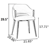 4-Piece Luxurious Leather Dining Chair