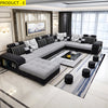 Cozy Fabric Sectional Sofa-Set / Lixra