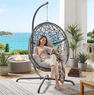 Egg Shape Rattan Swing Outdoor Chair / Lixra