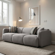 Elegant Design 3-Seater Fabric Sofa / Lixra