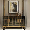 Wooden Double Door Modern Buffet Table / Lixra
