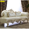 European Button Tufted Leather Chaise Lounge / Lixra