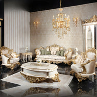 European Classical Large Fabric Sofa Set / Lixra
