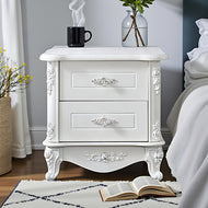 European Luxurious Wooden Finish Night Stand / Lixra