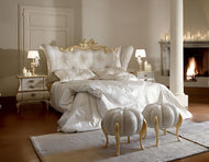 European Style Fabric Upholstered Royal Bed / Lixra