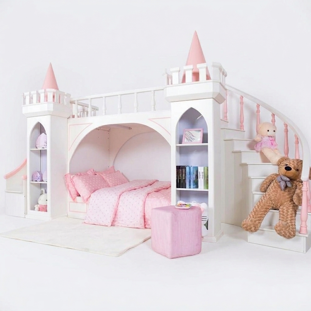 Exclusive Leeds Modern Princess Bunk Bed / Lixra