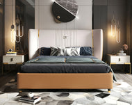 Exclusive Modern Design Leather Bed / Lixra